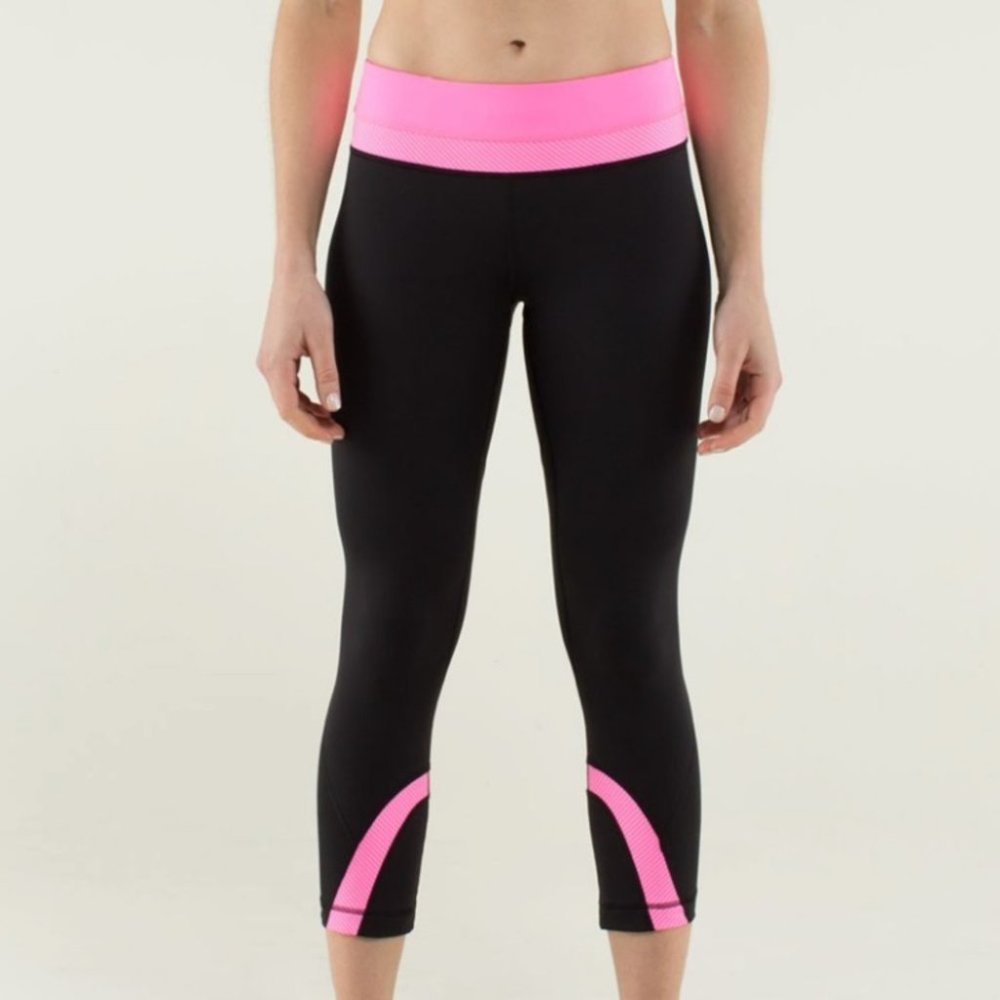 Lululemon Inspire Crop Leggings Tight Run 6 M